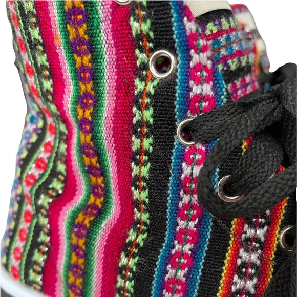 Inkkas High Top Sneaker Handmade OG Rare Print OneTreeOneShoe Artisan Peruvian - Picture 6 of 12